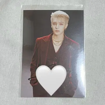 ATEEZ 친필 사인 포함 사진 우연 wonderland