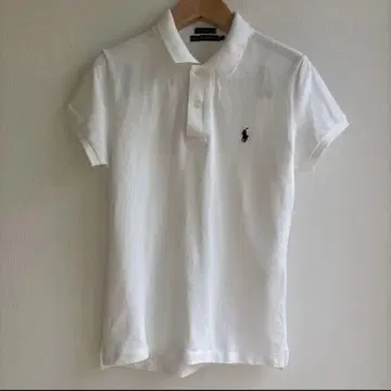 RALPH LAUREN 랄프 로렌 화이트 피케 셔츠