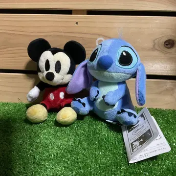 미키마우스 아카이브스 전 & 스티치 봉제 인형 콩 컬렉션