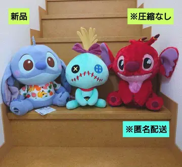 새상품 릴로 & 스티치 스티치 봉제 인형 스크럼프 리로이 봉제 인형