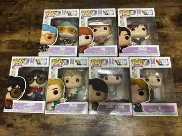 BTS POP ROCKS 피규어 7체