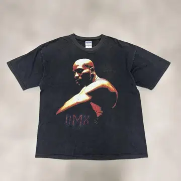 DMX 90년대 'LISTEN TO HIM' 빈티지 랩 티셔츠 XL