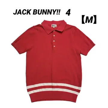 JACK BUNNY!! 남성용 골프웨어 4 M 사이즈 핑크 피케 셔츠