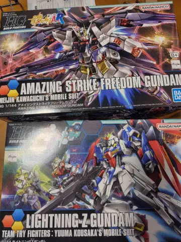 HGBF 어메이징 스트라이크 프리덤 건담 라이트닝 Z 건담