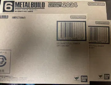 METAL BUILD 더블오 퀀터 풀 세이버 & 옵션 세트 2개