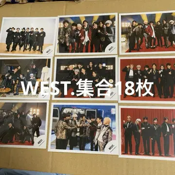 WEST. 공식 사진 18장 세트