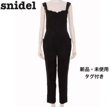 snidel 레이스 올인원 블랙 레이스