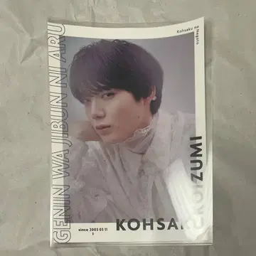 원인은 나에게 있다. 코이즈미 히카리 스크래치 C상 A4 포스터