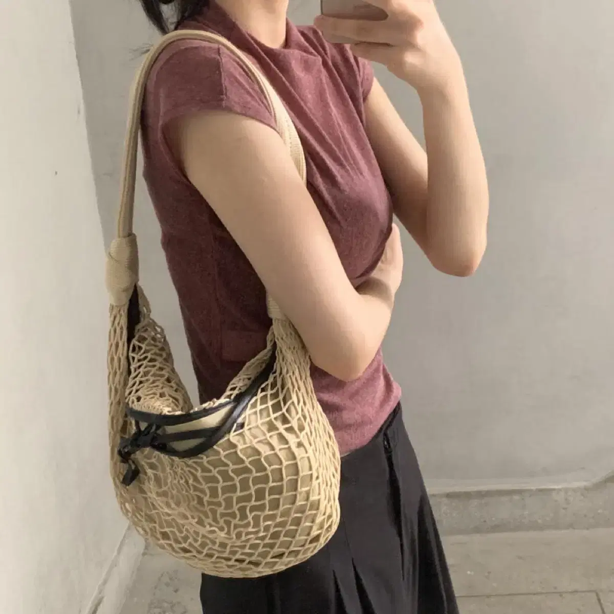 Lemaire Fortune Croissant Bag