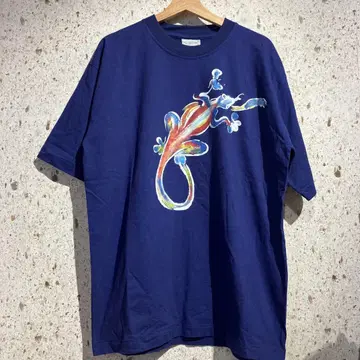 90s VIEW 리얼 페인트 아트 티셔츠 빈티지