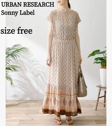 URBAN RESEARCH Sonny Label 맥시 원피스 쉬폰