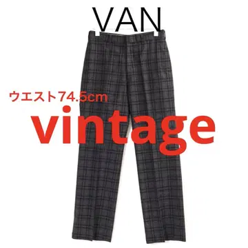 H714 VAN 쟈켓 빈티지 체크 슬랙스