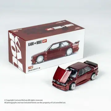 1/64 MINI GT KAIDO 가도 하우스 BMW M3 E30 빨간색