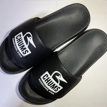CHUMS 참스 블랙 슬라이드 샌들 24cm