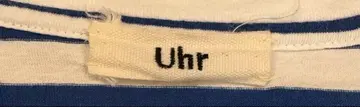 Uhr 스트라이프 슬리브리스 탑
