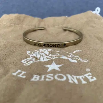 IL BISONTE 놋쇠 뱅글 팔찌 골드 액세서리