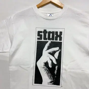 00s Stax Records USA제 티셔츠 빈티지 올드 구제 의류