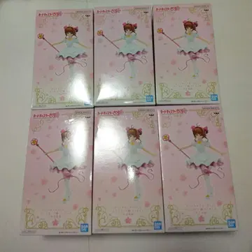 카드캡터 사쿠라 사쿠라 카드 편 피규어 키노모토 사쿠라 6점 미개봉