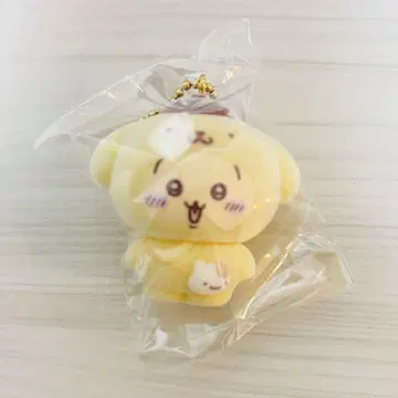 치이카와 x 산리오 플로키 마스코트 참 토끼 폼폼푸딩