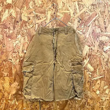ABERCROMBIE&FITCH 카고 팬츠 하프 팬츠 카멜 남성용