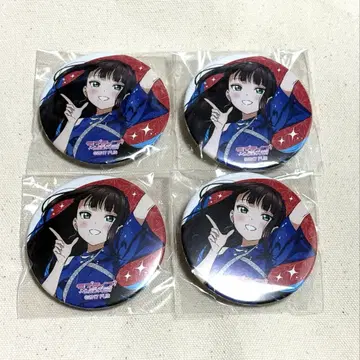 Aqours Finale 회장 가챠 캔뱃지 쿠로사와 다이아 4개