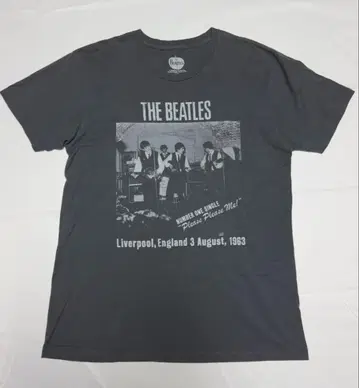 THE BEATLES 밴딩 티셔츠 공식 L 사이즈 차콜