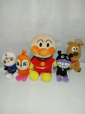 호빵맨 봉제 인형 세트