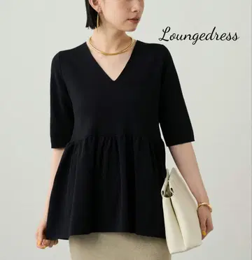 라운지 드레스 Loungedress 페플럼 니트