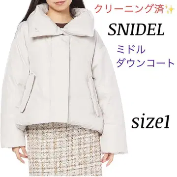 스나이델 SNIDEL 미들 다운 코트 SWFC214001