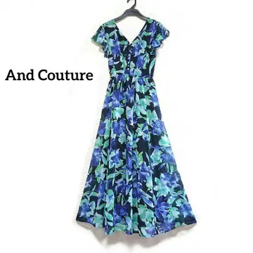 And Couture 백 레이스업 원피스