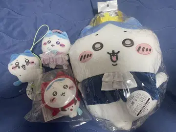 치이카와 (먼작귀) 하치와레 봉제 인형 마스코트 묶음 판매 4종 세트