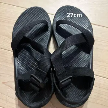 Chaco 블랙 스포츠 샌들 USA 9 27cm