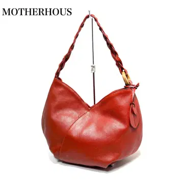 [새상품급] MOTHERHOUS 마더하우스 가죽 핸드백 튤립