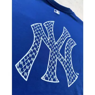 [미사용급] MLB Korea 양키스 맨투맨 M 블루 자수 hu32