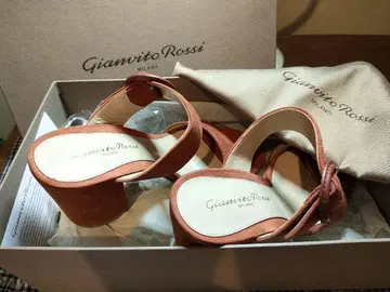 Gianvito Rossi 오렌지 힐 샌들 정가 106700엔