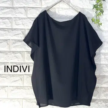 INDIVI 블라우스 새상품급 인디비 드레이프감 블라우스