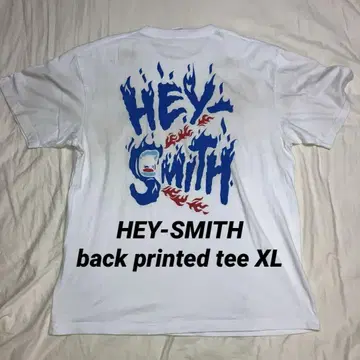 HEY SMITH 화이트 티셔츠 XL