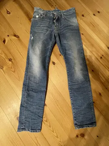 DSQUARED2 데미지 가공 블루 데님 사이즈 42