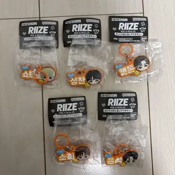 RIIZE 가챠가챠 푹신푹신 메지루시 액세서리 5개 세트