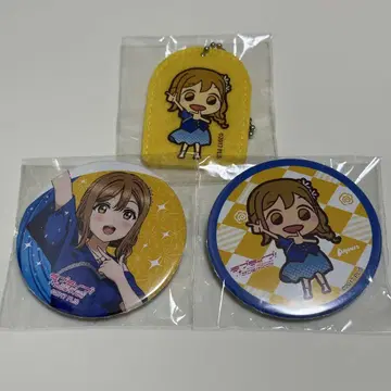 구니키다 하나마루 컴프 세트 캔뱃지 Aqours finale 러브 라이브