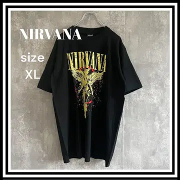 [ NIRVANA/닐바나 ] 블랙 티셔츠 XL