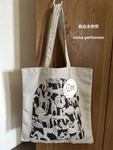 미사용 새상품 mina perhonen 미나 페르호넨 토트백 그레이