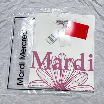 새상품 마르디메크르디 Mardi Mercredi 꽃무늬 프린트 티셔츠