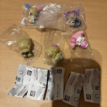 산리오 캐릭터즈 모두 함께 바캉스 피규어 전 5종 가챠가챠