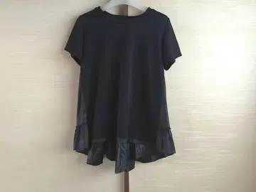 댄스킨 DUNSKIN 티셔츠 튜닉 블랙 블랙