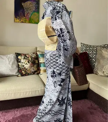 유카타 주염 거의 새상품