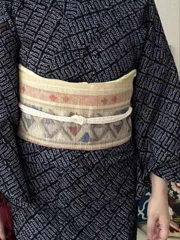 여름 오비 가벼운 오비(약 24cm) 마츠바 재단