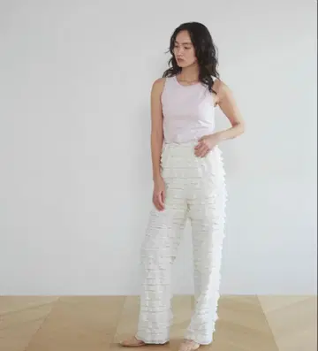 Fin Fabric Straight 팬츠