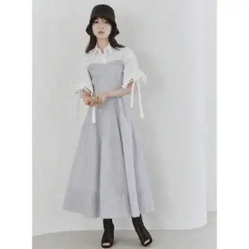 SNIDEL 자카드 베어 도킹 원피스 S 스나이델