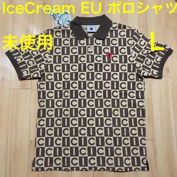 올 패턴 L 초귀한 미사용 IceCream EU 아이스크림 피케 셔츠